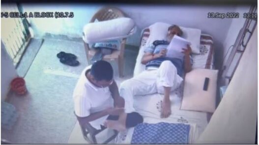 Satyendra jain in Tihar Jail