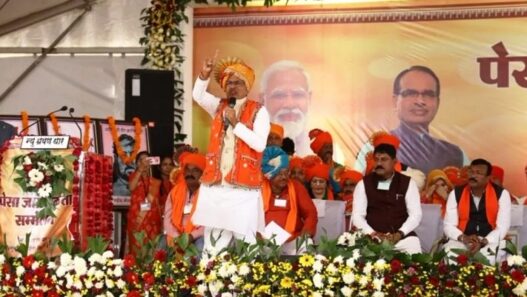 CM Shivraj in action