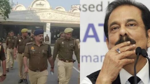 Police arrived to arrest Subrata Roy