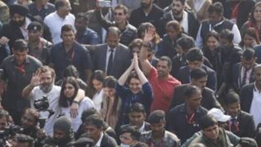 Rahul Gandhi in Delhi bharat jodo yatra