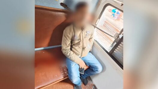 Railway passenger died