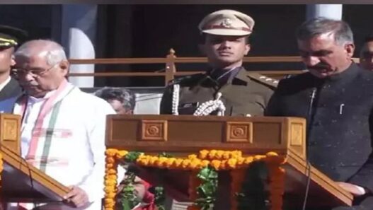 Sukhwinder Singh Sukhu took oath