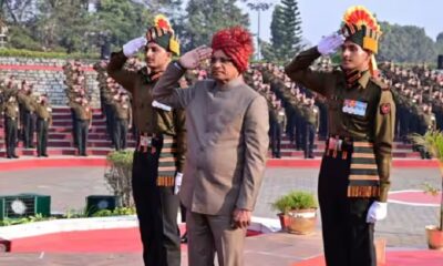 Governor Ramesh Bais hoisted the flag