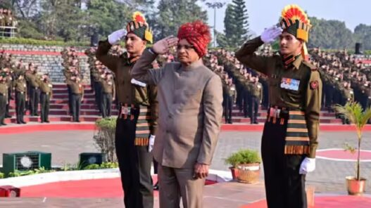 Governor Ramesh Bais hoisted the flag