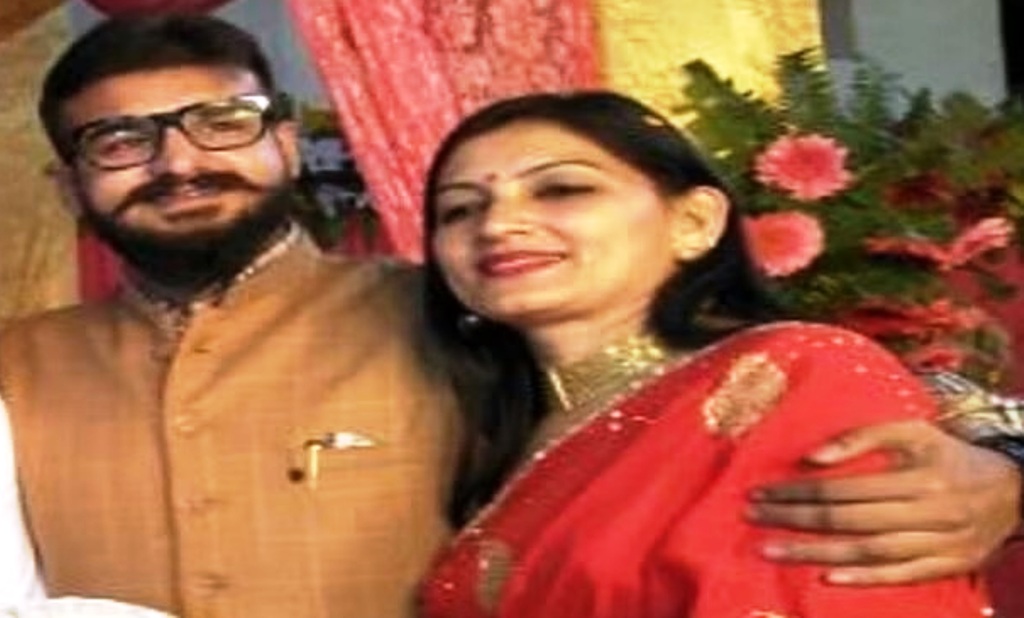 Abbas Ansari with his wife