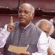 Mallikarjun Kharge attack on the government in Parliament