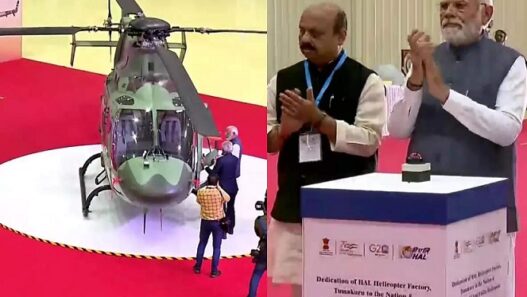 PM Modi dedicates helicopter factory