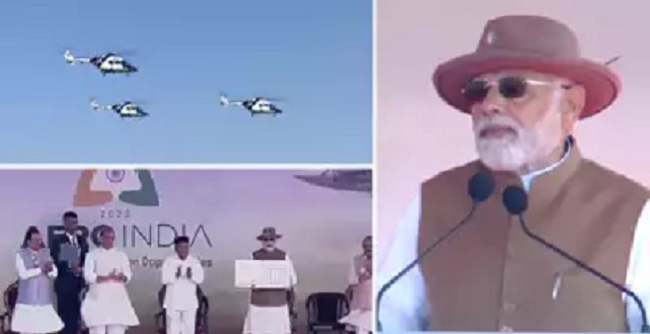 PM Modi in Aero India 2023