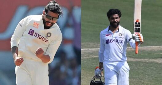 Ravindra Jadeja waved the bat like a sword