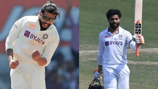 Ravindra Jadeja waved the bat like a sword