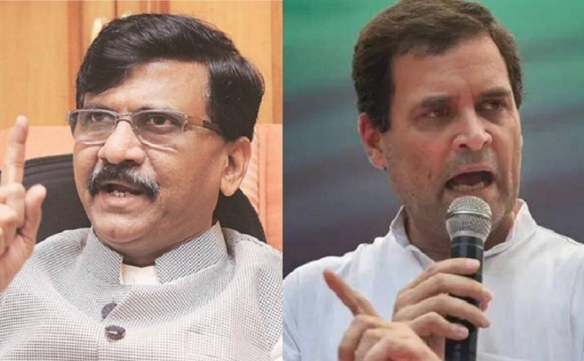 Sanjay Raut and Rahul Gandhi