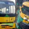 School bus and auto collided in Palwal