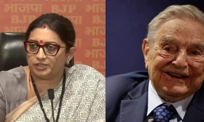 Smriti Irani targeted George Soros