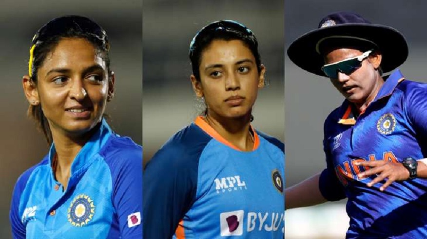 Smriti mandhana, Deepti sharma and Harmanpreet