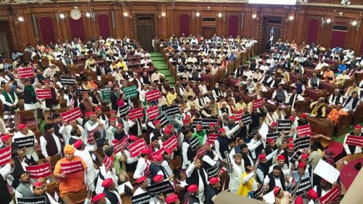 Fierce uproar over caste census issue in UP Assembly, House adjourned