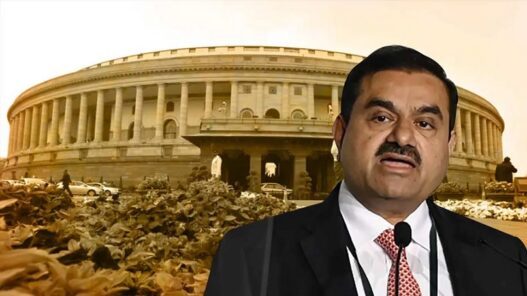 uproar in Parliament over Adani Group