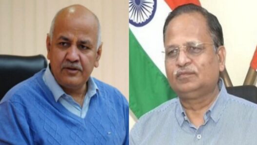 Manish Sisodia and Satyendar Jain