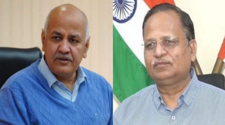 Manish Sisodia and Satyendar Jain