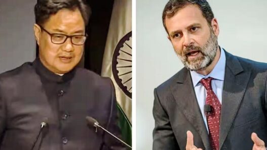 Rahul Gandhi Kiren Rijiju