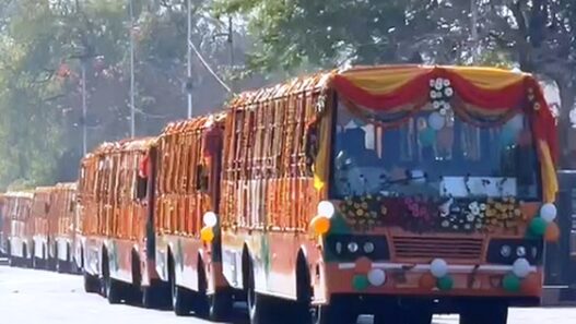 State got gift of Rajdhani Express buses