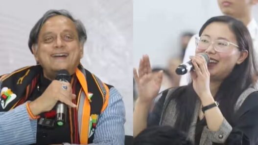 nagaland girl ask shashi tharoor personality secret