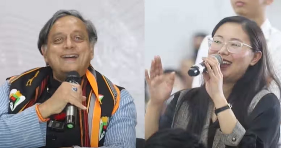 nagaland girl ask shashi tharoor personality secret