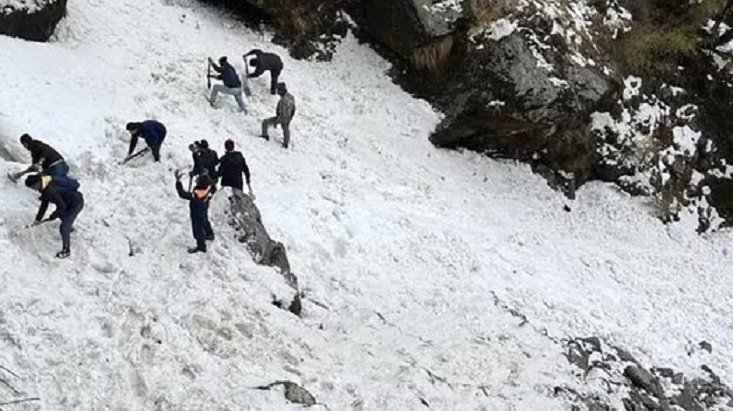 Avalanche hits Sikkim Nathula area