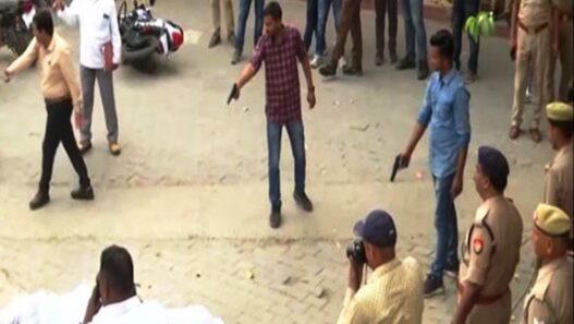 Crime scene of Atiq-Ashraf murder case recreate