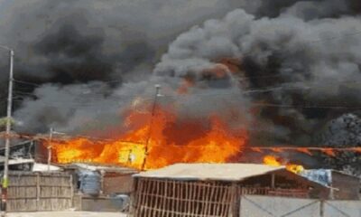 Fierce fire in Bodh Gaya vegetable market