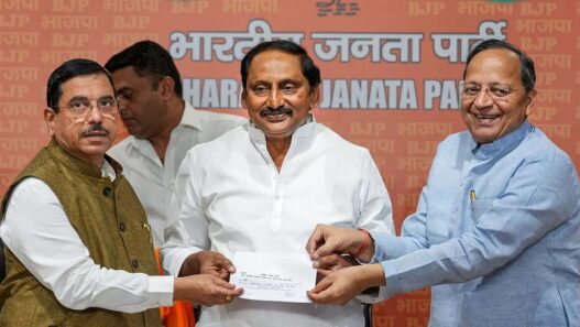 Former Andhra Pradesh CM Kiran Reddy joins BJP