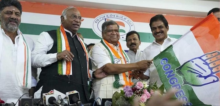 Karnataka former CM Jagadish Shettar joins Congress