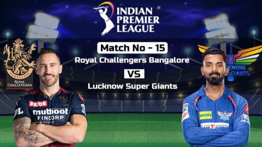 RCB to face LSG today in IPL 2023