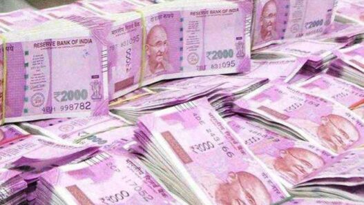 Rs 3 crore found in a raid in Faridabad