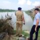 Tractor trolley fell from bridge in river in Shahjahanpur