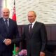 Belarus President Alexander Lukashenko meeting with Russian President Vladimir Putin