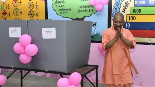 CM yogi voting