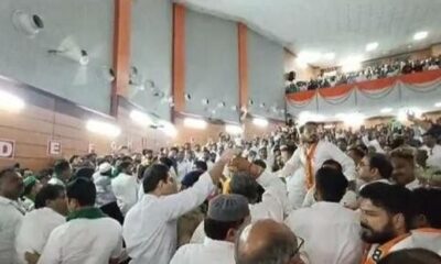 Clashes in swearing-in ceremony in Meerut