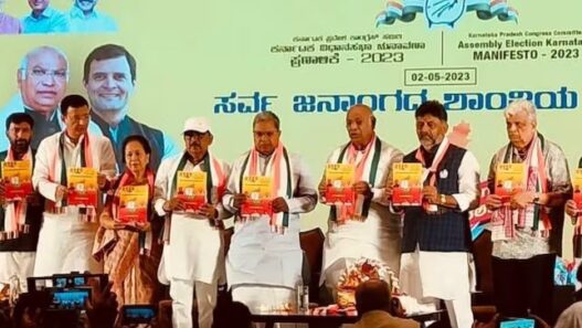 Congress manifesto released for karnataka
