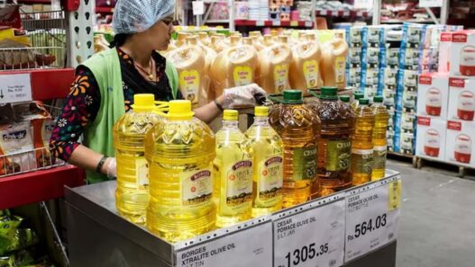 Inflation in edible oils reached below zero