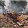 MiG-21 fighter jet plane crash