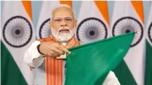 PM Modi flagged off Assam first Vande Bharat train