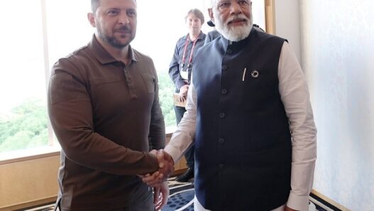 PM Modi meet President Volodymyr Zelensky