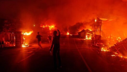 Violence broke out in Manipur during the tribal movement