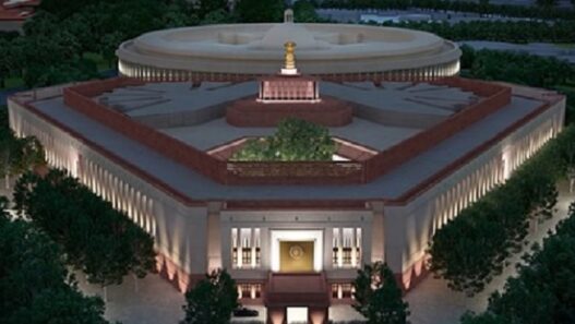 newly built Parliament House