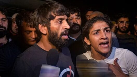 wrestlers protest at jantar mantar