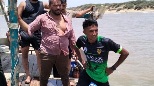 BJP MLA jumped into the sea