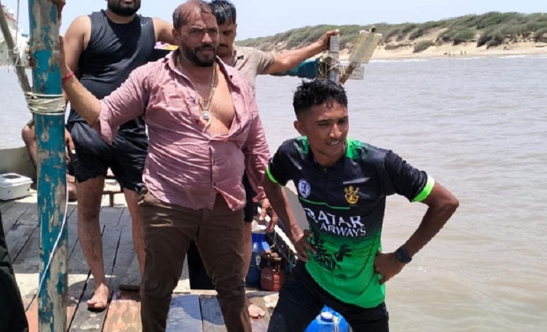 BJP MLA jumped into the sea