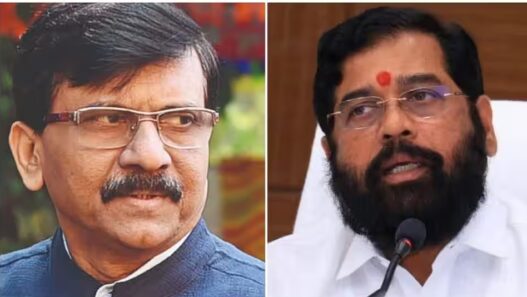 Eknath Shinde Sanjay Raut