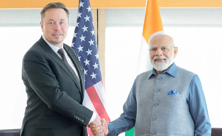 Elon Musk meets PM Modi