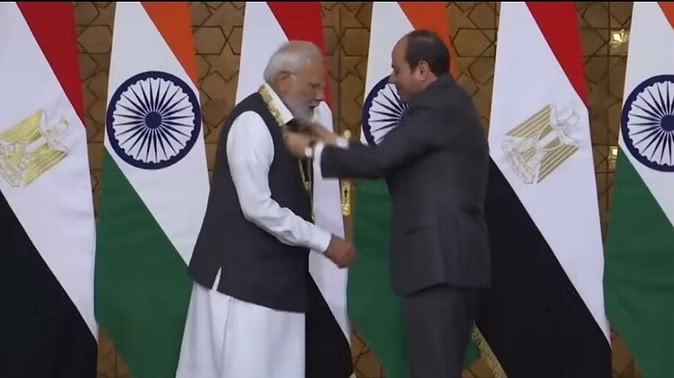 PM Modi gets Egypt highest honor